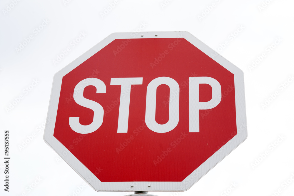 Red Stop Traffic Sign