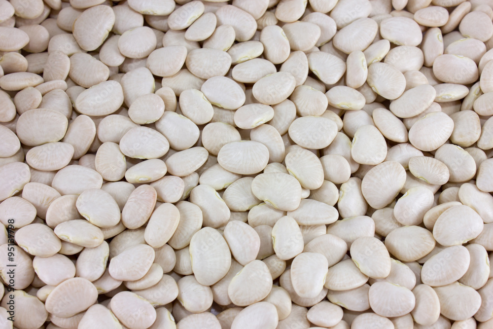 Natural white beans background texture Natural white beans background texture