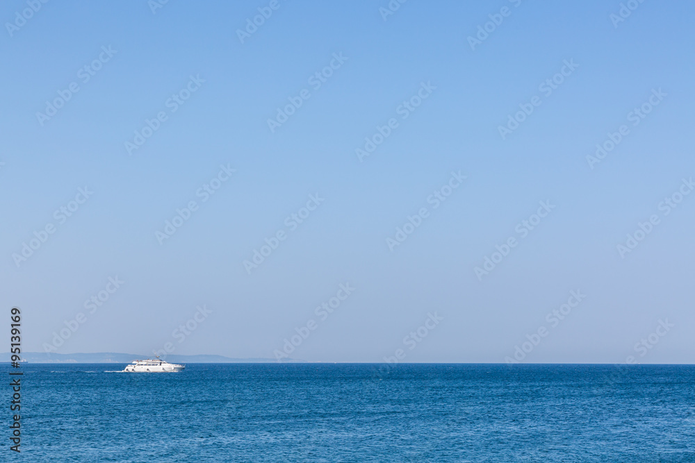Boat on the ocean