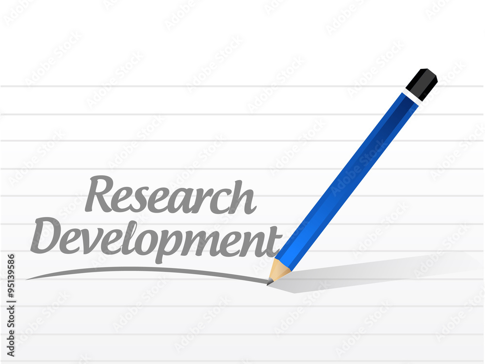 research development message sign concept research development message sign concept