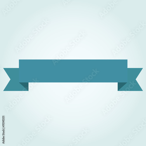 Wallpaper Mural Blue ribbon banner Torontodigital.ca