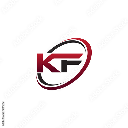 Free Download Modern Initial Logo Circle KF - GFXLoad