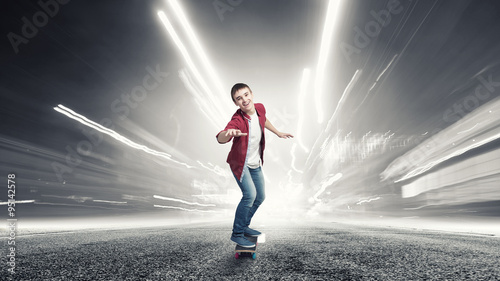 Guy on skateboard