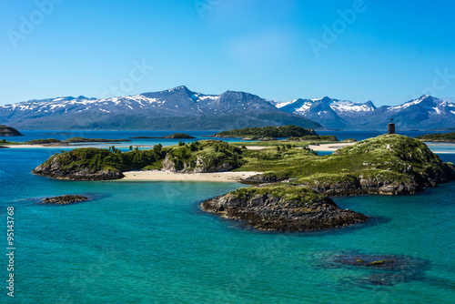 Route 862 in Troms, Northern Norway photo