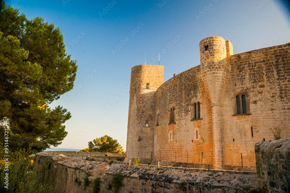 Fototapeta premium Bellver Castle fortress in Palma-de-Mallorca