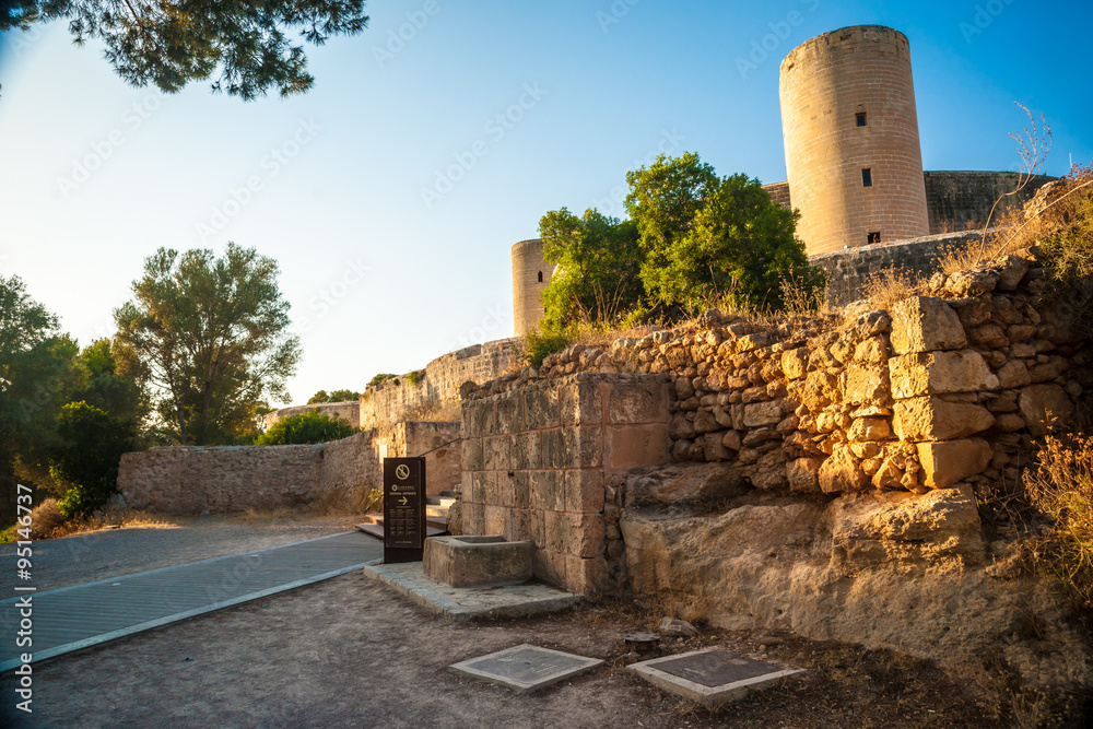 Bellver Castle fortress in Palma-de-Mallorca