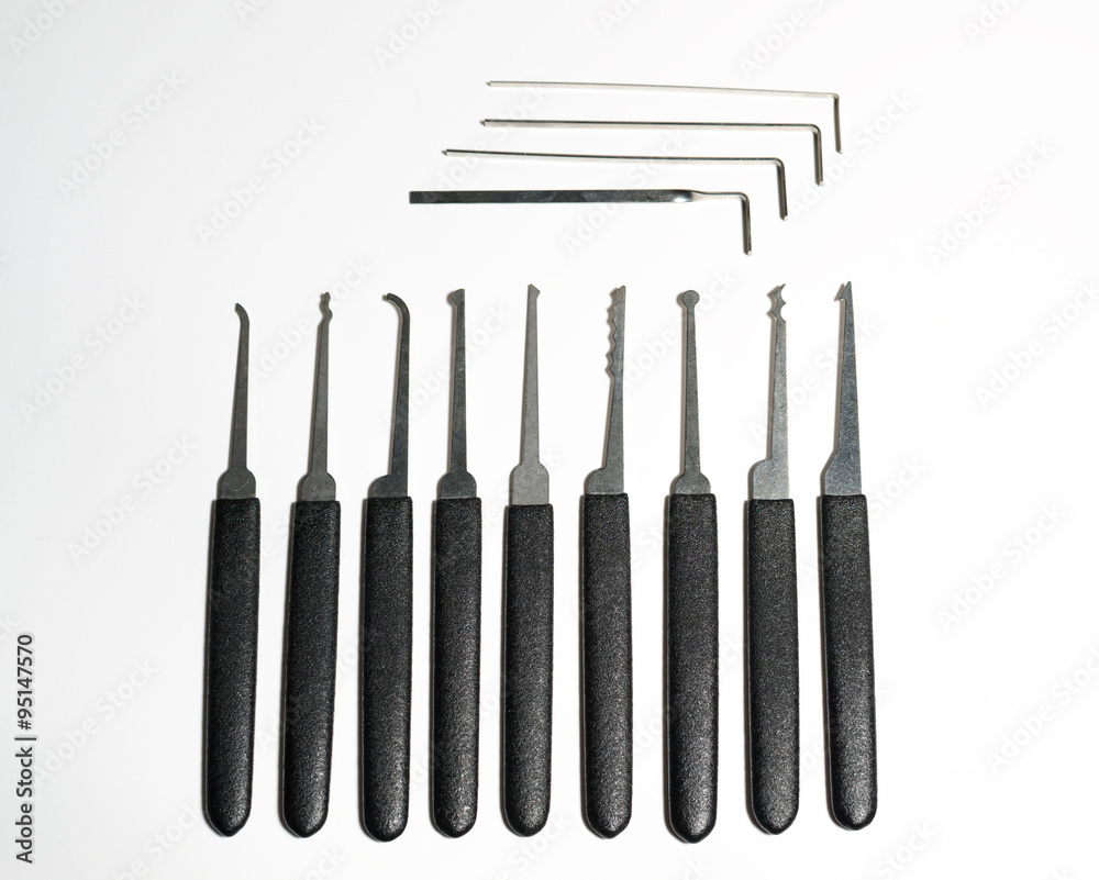 Isolated Lock Picking Tool Kit Isolated Lock Picking Tool Kit