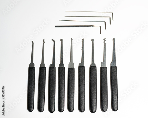 Isolated Lock Picking Tool Kit
