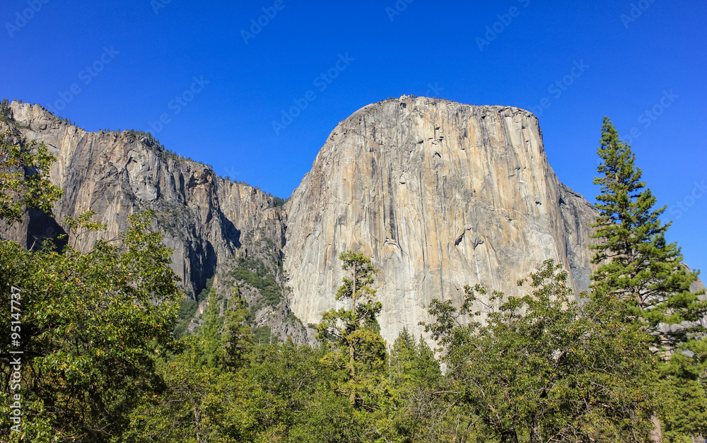 El Capitan rock at Yosemite National Park.