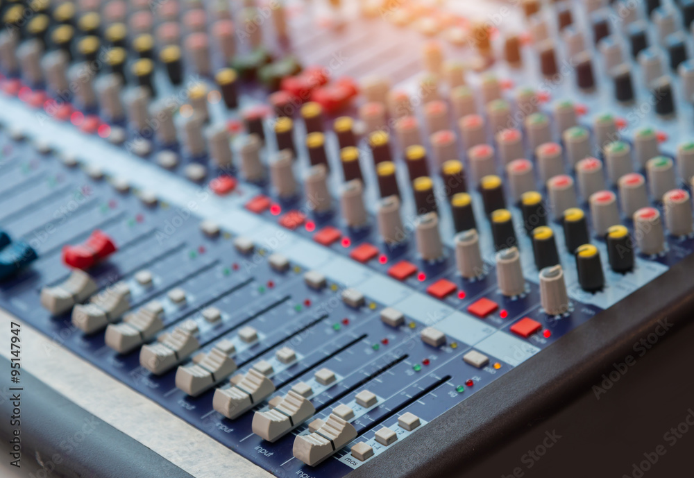 equipment for sound mixer control equipment for sound mixer control