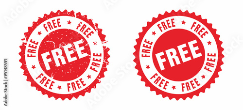 Vector Free Rubber Stamp