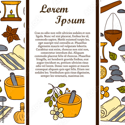 Ayurveda vector concept