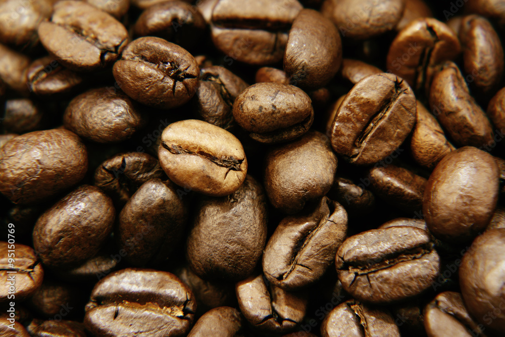 Naklejka premium Coffee beans