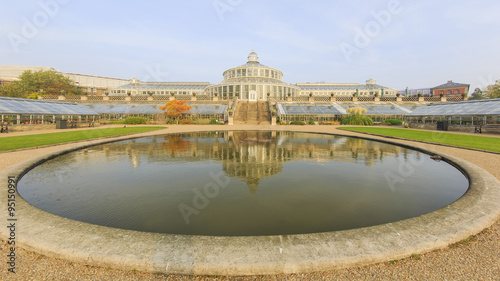 Canvas Print Traveling in the famous Botanical Garden, Copenhagen