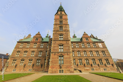 Canvas Print Traveling in the famous Rosenborg Slot, Copenhagen