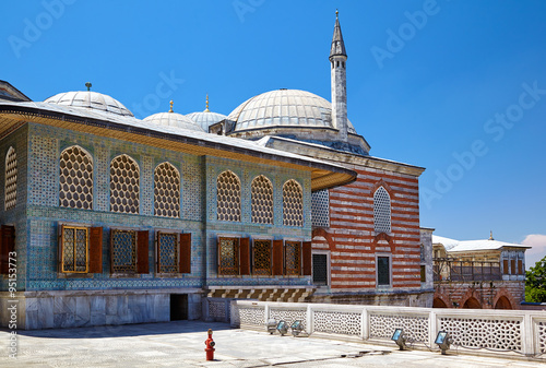 Fotografie The Courtyard of the Faviorites in the Harem, Topkapi Palace, Is