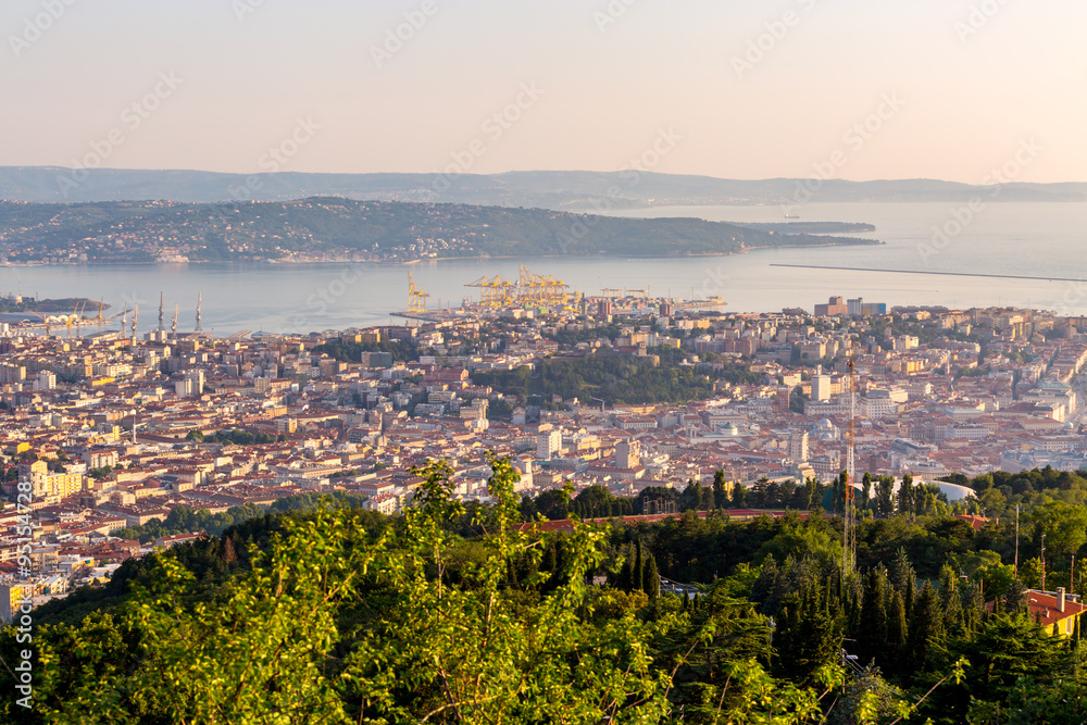 Fototapeta premium View on the bay in Trieste