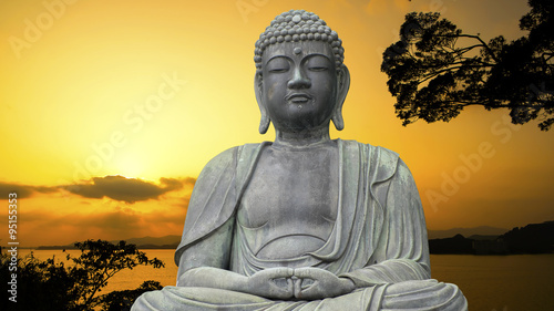 Samolepka The Great Buddha Daibutsu in Japan