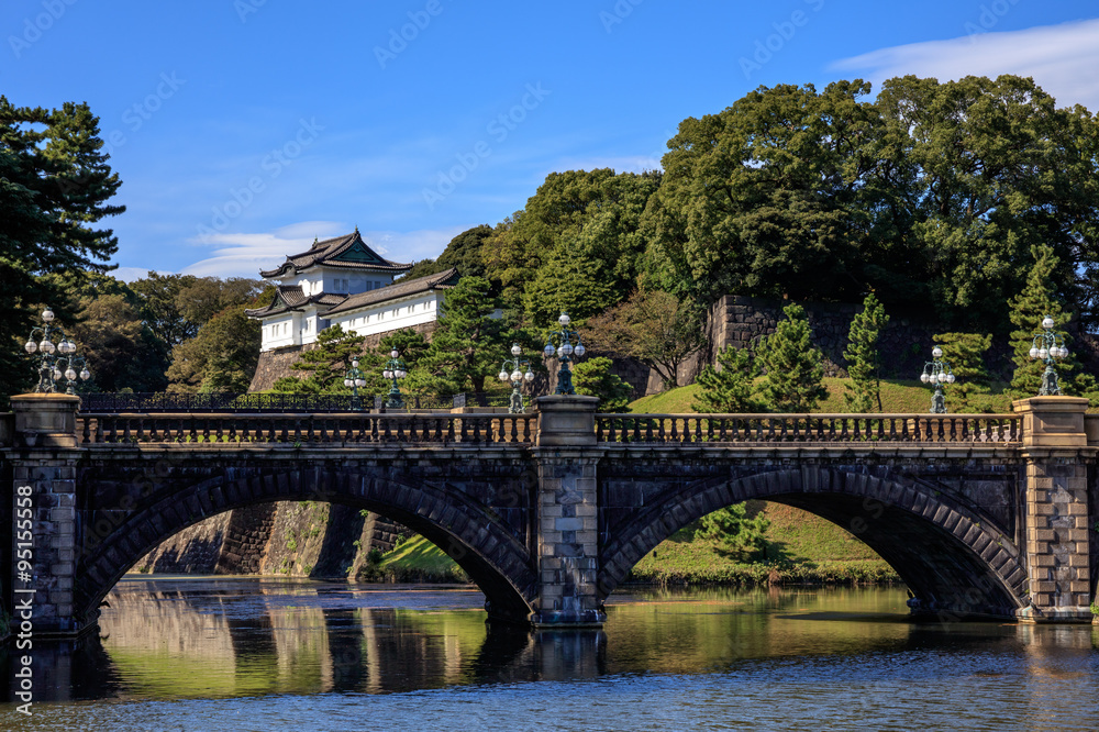 Imperial Palace with Nijubashi Bridge, Tokyo, Japan Imperial Palace with Nijubashi Bridge, Tokyo, Japan