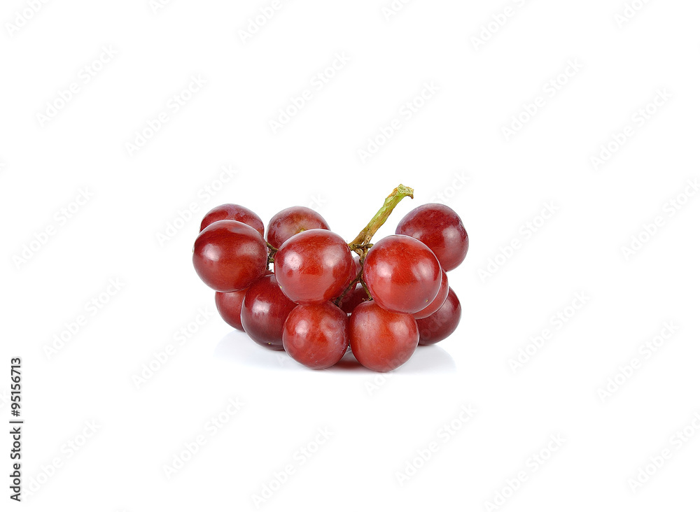 red grape isolated on white red grape isolated on white