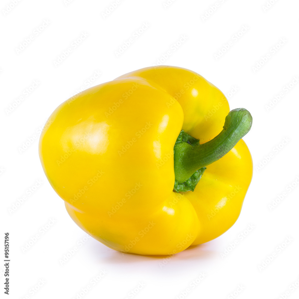Yellow Sweet bell pepper (capsicum) Yellow Sweet bell pepper (capsicum)