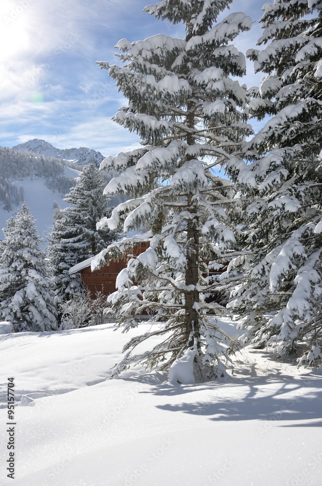 Naklejka premium montgenevre