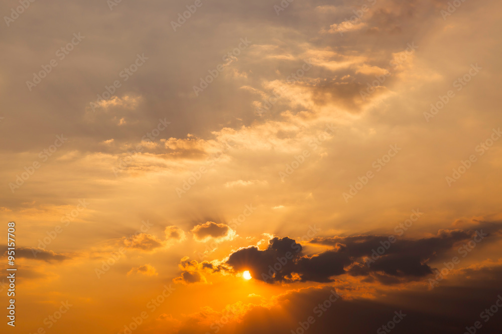 Obraz premium Sunset sky