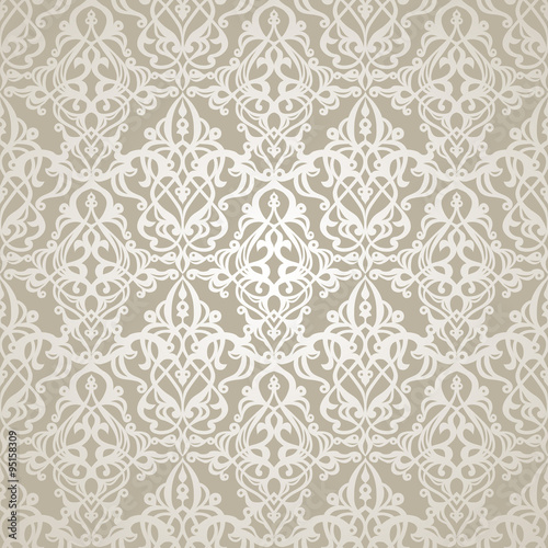 Seamless pattern background in Arabian style.