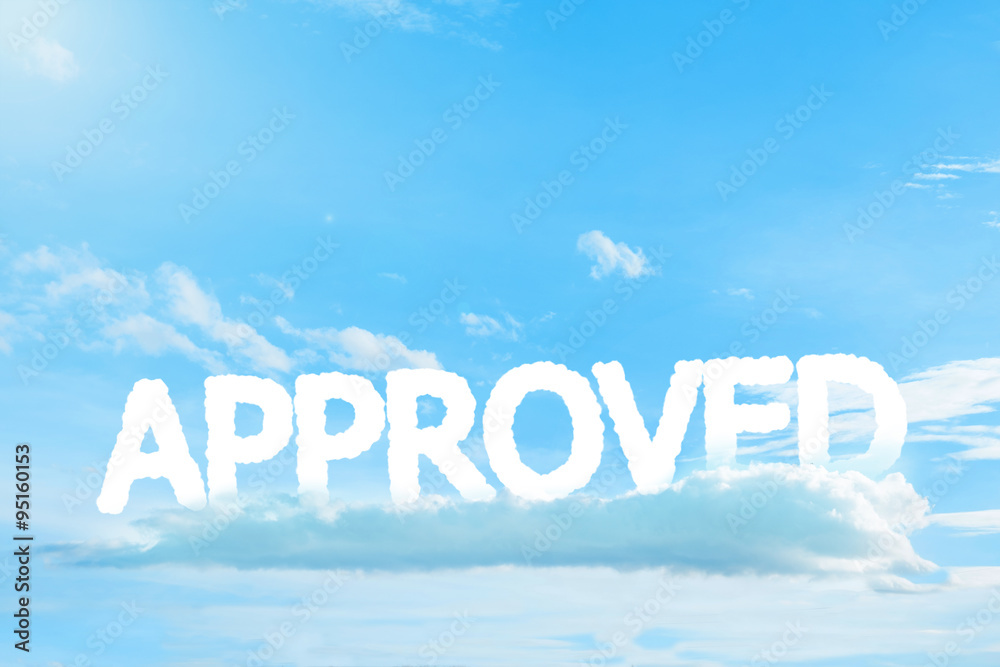 Approved text cloud Approved text cloud