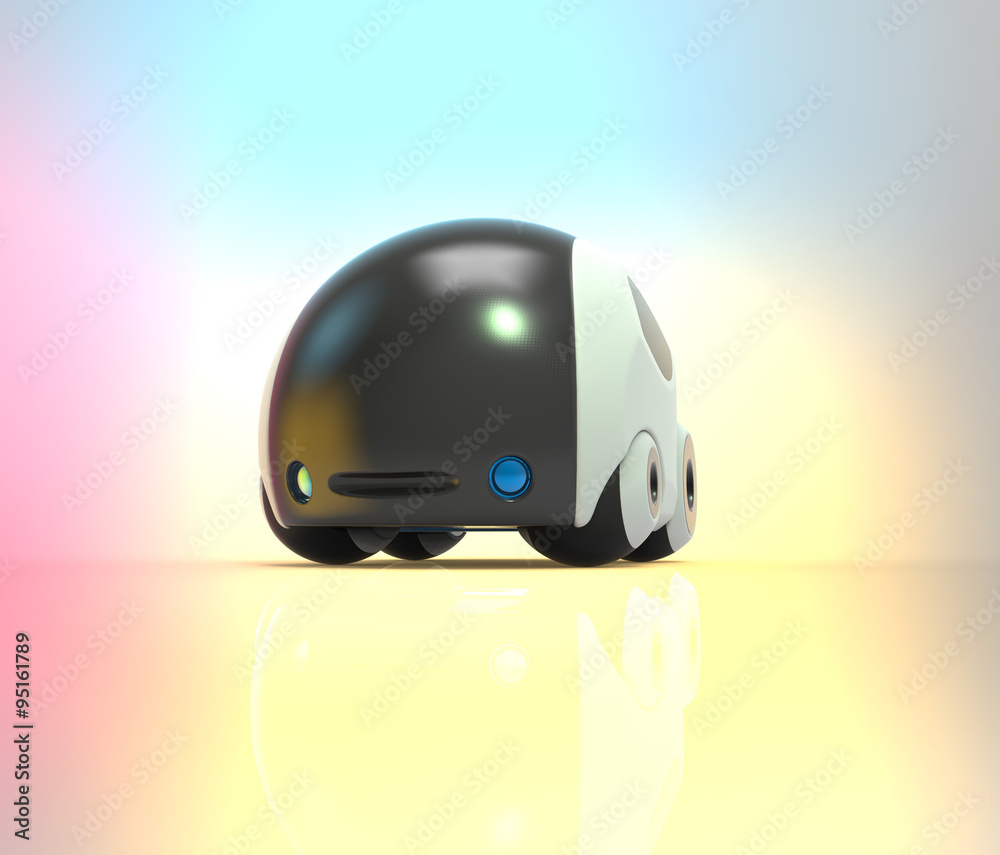 Fototapeta premium Futuristic vehicle