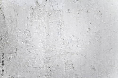 Grungy White Concrete Wall Background
