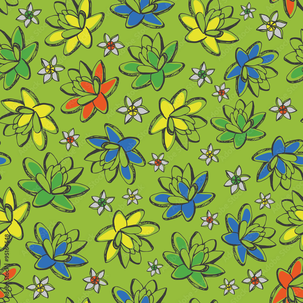 Seamless pattern of national motifs Seamless pattern of national motifs