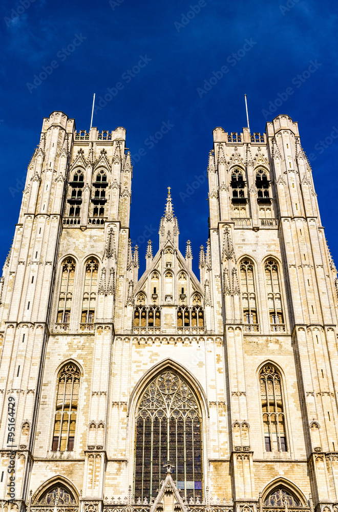 The Cathedral of St. Michael and St. Gudula in Brussels