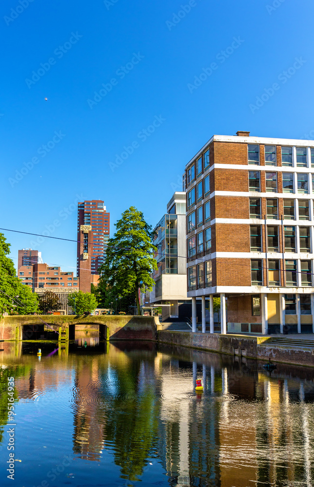 Canal in the city centre of Rotterdam - the Netherlands Canal in the city centre of Rotterdam - the Netherlands
