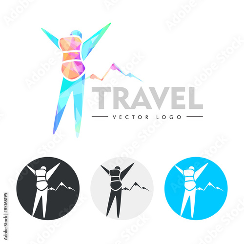 Traveler logo. Vector