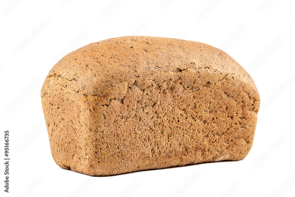 Loaf of bread on white background. Loaf of bread on white background.