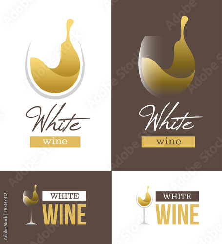White wine logo