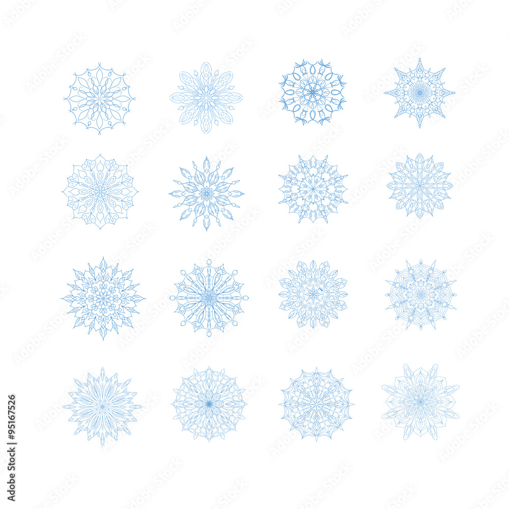 Snowflake set Snowflake set