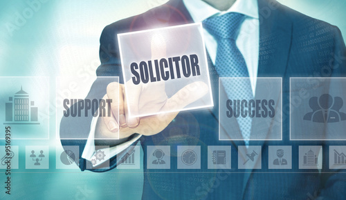 Quadro su tela Solicitor Concept