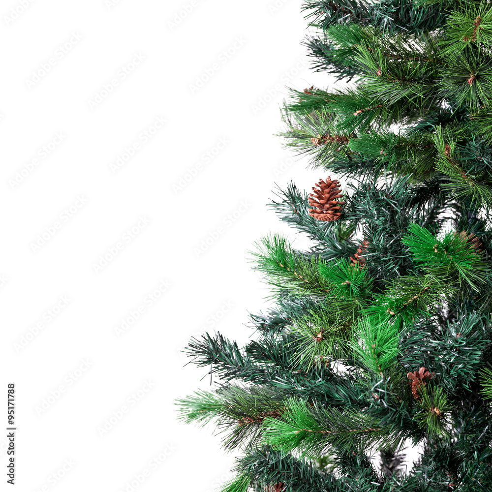detatil of christmas tree