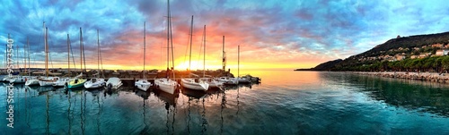 Magic Sunset at the Harbor