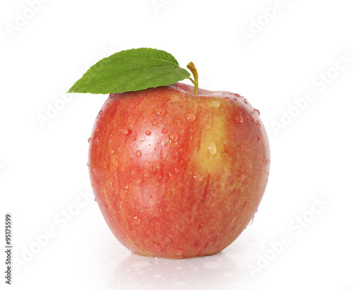  apple on white background