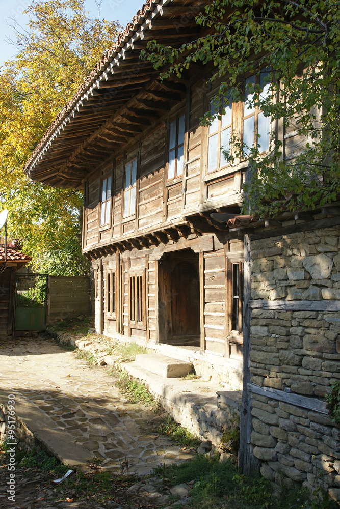 Naklejka premium Bulgarian village 17