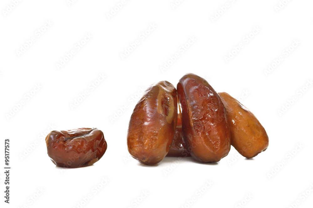 Date palm (Fruit) isolate on white background Date palm (Fruit) isolate on white background