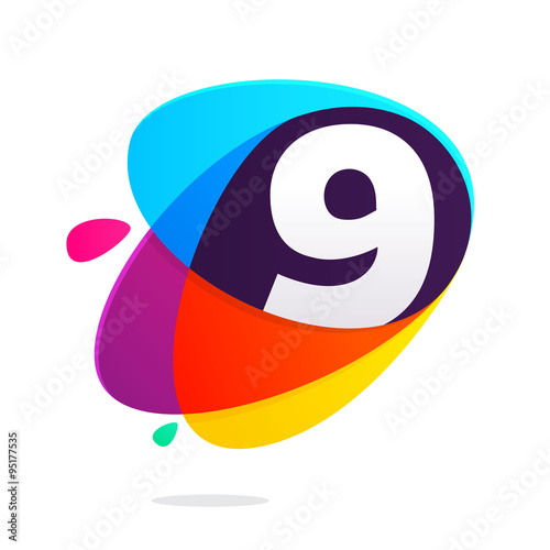 Number nine with ellipses intersection.