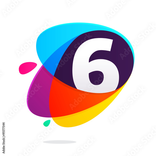 Number six with ellipses intersection.