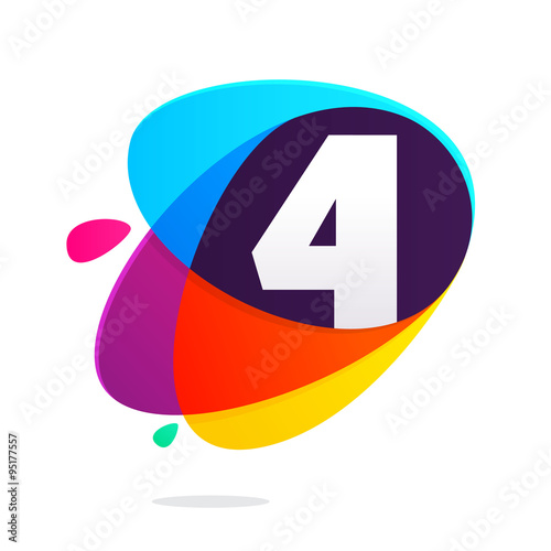 Number four with ellipses intersection.