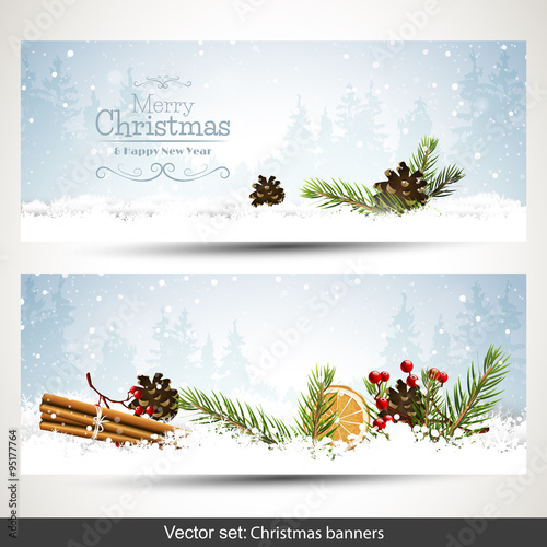 Christmas banners