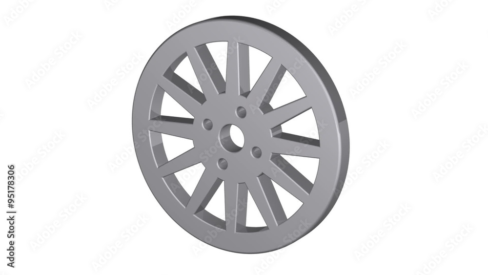 Car wheel, illustrations in motion, isolated on white background. 2d animation. Car wheel, illustrations in motion, isolated on white background. 2d animation.