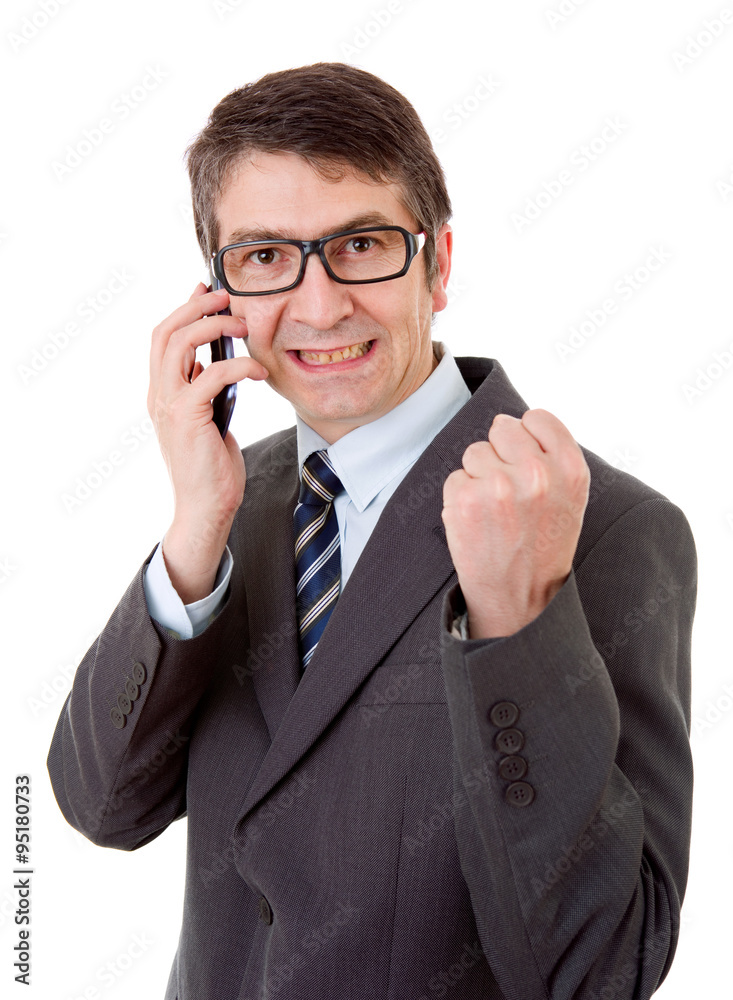 on the phone